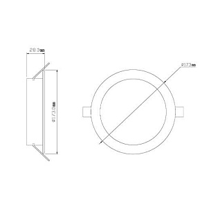 Встраиваемый светильник Elektrostandard Downlight a030043