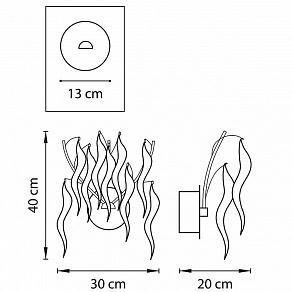 Бра Lightstar Mocco 792634