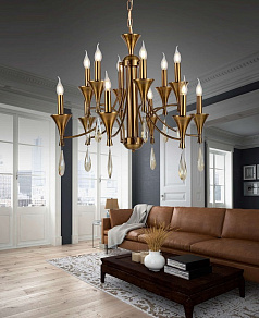 Подвесная люстра LUMINA DECO Libero LDP 1230-12 MD