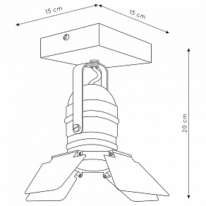 Спот Lucide Picto 17997/01/66