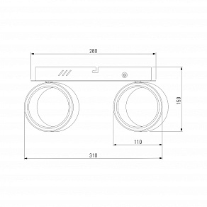 Бра Eurosvet Tokyo 20068/2 LED белый 10W