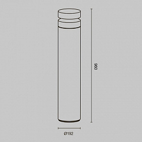 Наземный низкий светильник Maytoni Betone O469FL-L20CM3K1