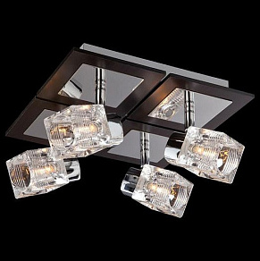 Спот Eurosvet 20141 20141/4 хром/венге