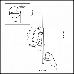 Подвесная люстра Lumion Claire 3714/3A
