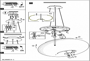 Подвесной светильник Eglo ПРОМО Optica 86814