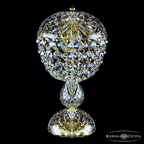 Настольная лампа декоративная Bohemia Ivele Crystal 1477 14771L1/22 Ni