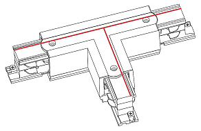 Соединитель T-образный для треков Nowodvorski Ctls Power 8243