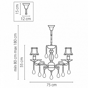 Подвесная люстра Osgona Fiocco 701081