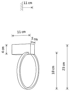Бра Nowodvorski Circolo Led XS 10858
