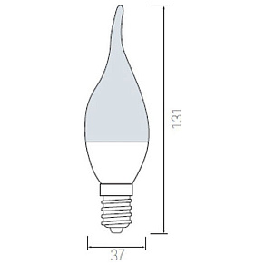 Лампа светодиодная Horoz Electric HL4370L  6Вт 3000K HRZ00000029