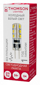 Лампа светодиодная Thomson G4 G4 3Вт 6500K TH-B4223