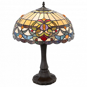 Настольная лампа декоративная Globo Tiffany 17004T2