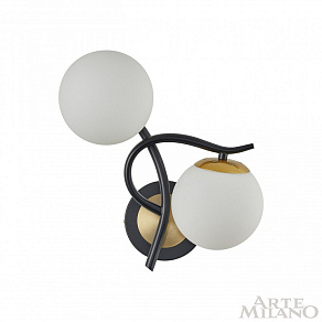 Бра Arte Milano Neapolis-73408 273408/2B BK/GD