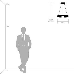 Подвесной светильник Lightstar Unitario 763243