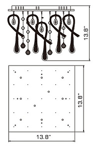 Накладной светильник Mantra Class 0727