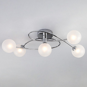 Люстра на штанге Eurosvet Justin 30134/5 хром