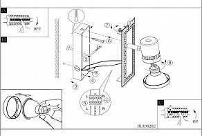 Бра Eglo Bonares 94286