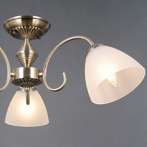 Люстра на штанге ILLUMICO  IL0897-3CSQ-26 AB ELITE