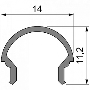 Профиль накладной Deko-Light R-01-08 984505