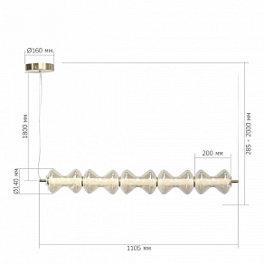 Подвесной светильник ST-Luce SPINE SL6136.243.01