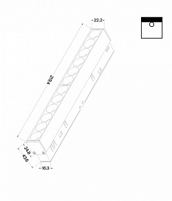 Встраиваемый светильник Maytoni Points TR031-2-12W4K-B