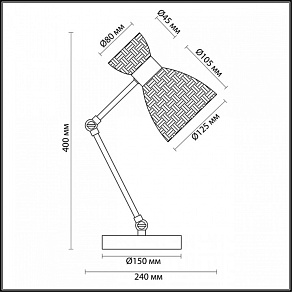 Настольная лампа декоративная Lumion Jackie 3704/1T