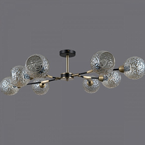 Люстра на штанге ILLUMICO  IL0253-8CSQ-79 BK AB
