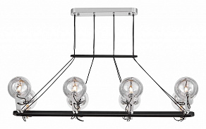 Подвесная люстра LUMINA DECO MARSEO LDP 9110-8-PR BK+CHR