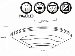 Накладной светильник Horoz Electric Ardic HRZ00000948