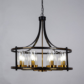 Подвесная люстра Arte Lamp Avior A7011SP-8BK