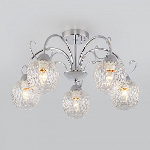 Люстра на штанге Eurosvet Benita 30142/5 хром