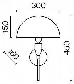 Бра Maytoni Prima Z034WL-01CH