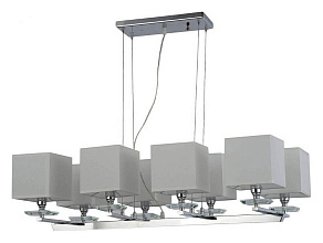 Подвесная люстра LUMINA DECO Fianelo LDP 1248-8 WT