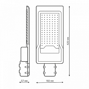 Консольный светильник Gauss Avenue 629534100