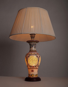 Настольная лампа декоративная Abrasax Lidia CT1365B20-OL