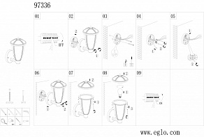 Светильник на штанге Eglo ПРОМО Comunero 2 97336