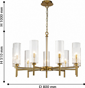 Подвесная люстра Favourite Gracilis 2648-9P