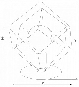 Настольная лампа декоративная TK Lighting Alambre 5450 Alambre