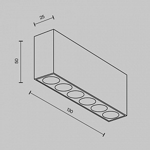 Накладной светильник Maytoni Points C066CL-12W3-6K-W