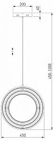Подвесной светильник Eurosvet Tempus 90245/3 хром