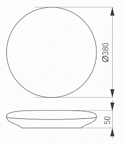 Накладной светильник Arlight Frisbee 030112