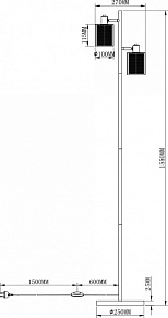 Торшер Moderli Suspent V3061-2F