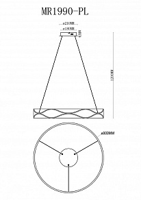 Подвесной светильник MyFar Stefan MR1990-PL