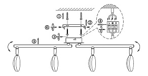 Спот Globo Tina 56184-4