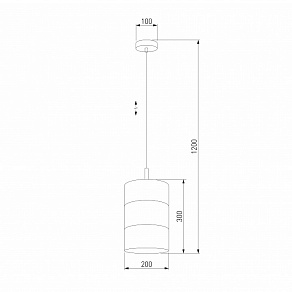 Подвесной светильник TK Lighting Bogart 3214 Bogart Black