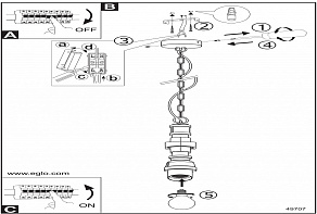 Подвесной светильник Eglo ПРОМО Chepstow 49707
