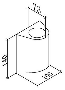Накладной светильник DesignLed Zima LWA0148A-BL-WW