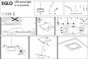 Встраиваемый светильник Eglo Fueva 1 94046