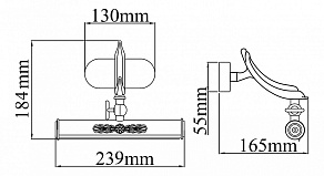 Подсветка для картины Maytoni Raphael PIC113-01-G