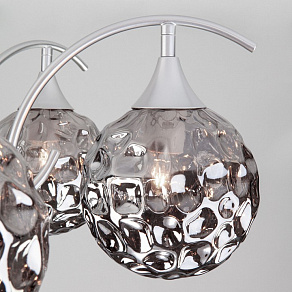 Люстра на штанге Eurosvet Clio 70102/6 серебро